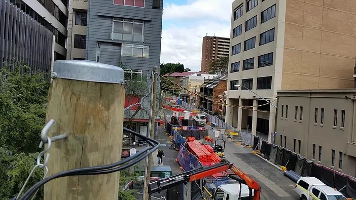 Private pole Installation