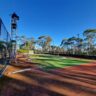 LED Tennis Court Lighting Installation